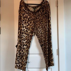 Ralph Lauren Plus Size Animal Print Pants